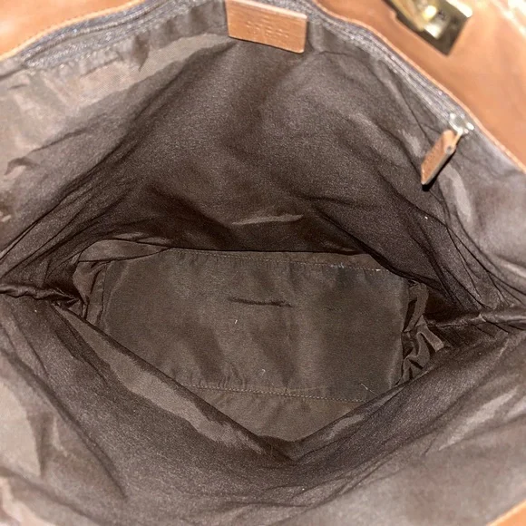 Gucci Canvas/Nylon Lining Tote - Picture 9 of 11